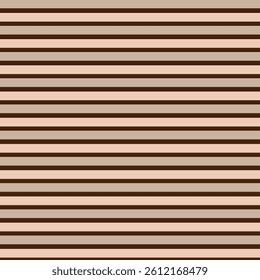 Seamless pattern with brown horizontal stripes.