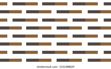 Seamless pattern with brown square ornament