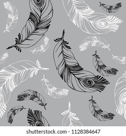 seamless pattern with bruised in monochrome colors