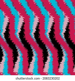Seamless pattern with brush stripes.  Brush pattern, modern grunge brush design templates