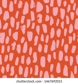 Seamless pattern with brush strokes..  Vector Hand drawn background for design and card, covers, package, wrapping paper.