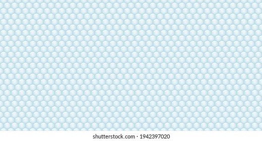 Seamless pattern of the bubble wrap hexagonal elements