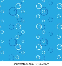 seamless pattern of the bubbles