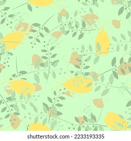 Seamless Pattern with Bugs Insects for Wallpaper, Background or Textile.