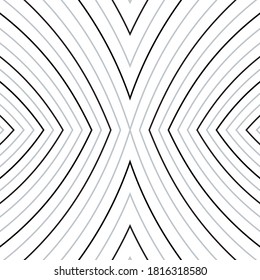 Seamless pattern with bulge oblique gray bands