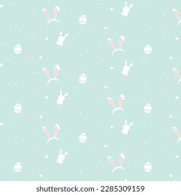 seamless pattern with bunnies. easter. easter pattern