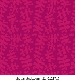 Seamless pattern in burgundy magenta color. Vector. For textile design and graphic resources