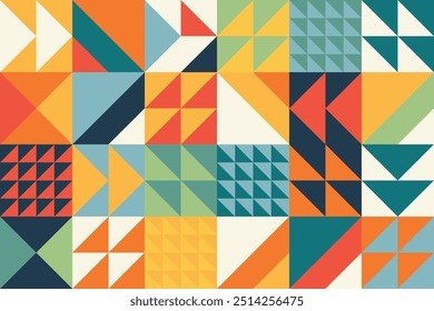 seamless pattern business geometric vector illustration.