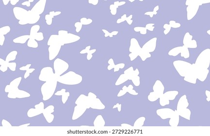 Seamless pattern buterfly vector design suitable for fabric and textile purpose