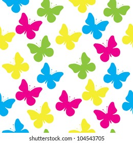 seamless pattern of a butterfly