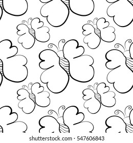 seamless pattern Butterfly logo a brand name icon.  vector illustration
