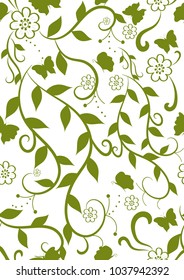 seamless pattern butterfly monogram spiral pattern