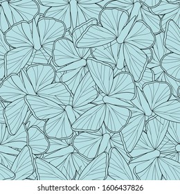 Seamless pattern with butterfly texture background