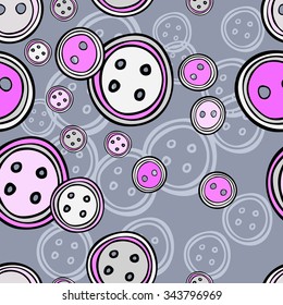 seamless pattern with buttons 2