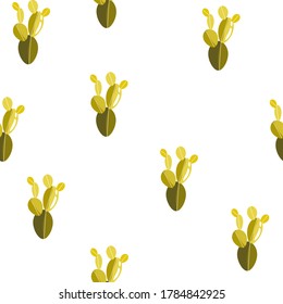 patrón impecable con cactus. imprimir para tejido