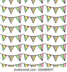 Seamless pattern of  cactus - vector illustration. Hand drawn food illustration