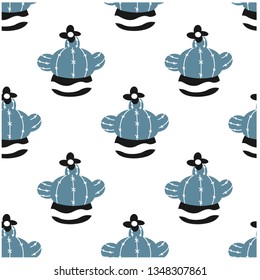 seamless pattern cactus.seamless pattern cactus.great for fabric and wrapping paper