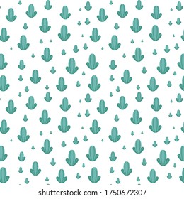 Seamless pattern with cactus.vector illustartion