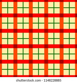 seamless pattern in a cage. background Gift decoration, vector illustration