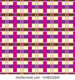 seamless pattern in a cage. background Gift decoration, vector illustration