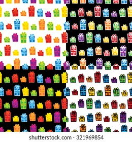 seamless pattern with cake