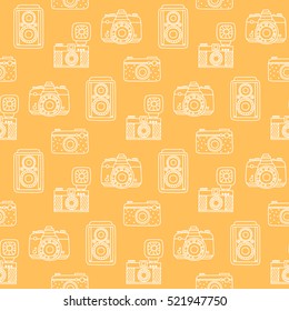 Seamless pattern with cameras