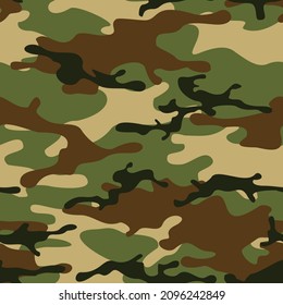 Seamless pattern camouflage. Abstract camo. Print. Vector