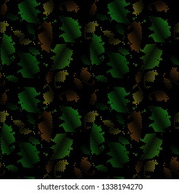 Seamless pattern. Camouflage pattern. Abstract. Color.