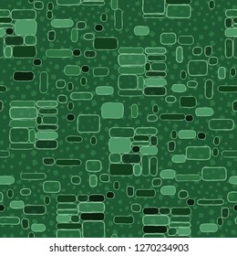 Seamless pattern. Camouflage consisting of uneven blocks. Background consisting of clods.
