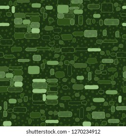 Seamless pattern. Camouflage consisting of uneven blocks. Background consisting of clods.