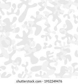 Seamless pattern with camouflage. Han drawn vector illustration. Flat colors.