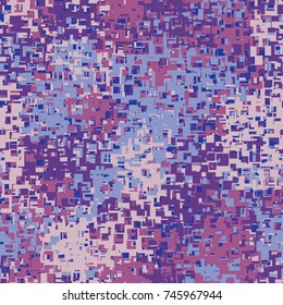 Seamless pattern. Camouflage made of elements with square holes. For use in three-dimensional graphics, textile production and design of other objects.