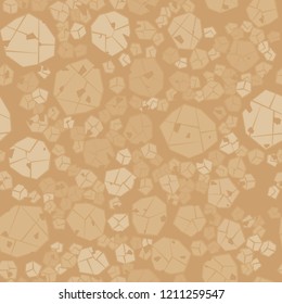 Seamless pattern. Camouflage made of stones.