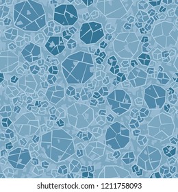 Seamless pattern. Camouflage made of stones. Background consisting of thick chaotic lines.