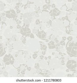 Seamless pattern. Camouflage made of stones. Background of the seven-eyed stars and circles. Editable.