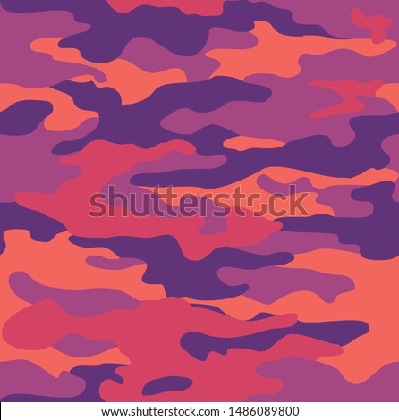 Seamless pattern camouflage modernism.Print on fabric on paper.Vector design.