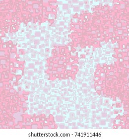 Seamless pattern. Camouflage with a primitive imitation of a smooth relief.