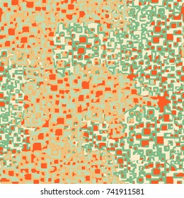 Seamless pattern. Camouflage with a primitive imitation of a smooth relief.