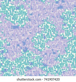 Seamless pattern. Camouflage with a simple imitation of rough terrain.