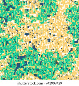 Seamless pattern. Camouflage with a simple imitation of rough terrain.