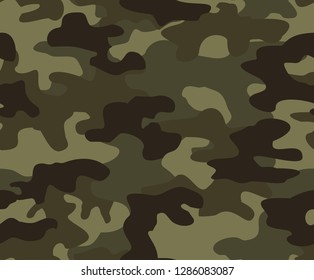 
Seamless pattern camouflage spots dirty yellow desert modern art military abstraction print illustration factory vector