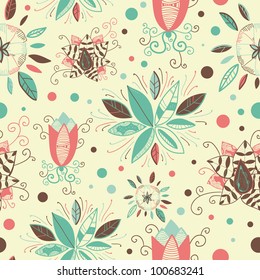 seamless pattern can be used for wallpaper, wrapping paper, background, surface texture