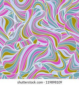 Seamless pattern can be used for wallpaper, pattern fills, web page background,surface textures. Gorgeous seamless wave background