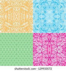 Seamless pattern can be used for wallpaper, pattern fills, web page background,surface textures. Presented in vivid colors