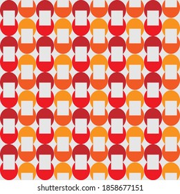 Seamless pattern can be used for fabric, print, wallpaper,  wrapping paper, web design, cover and more. 
