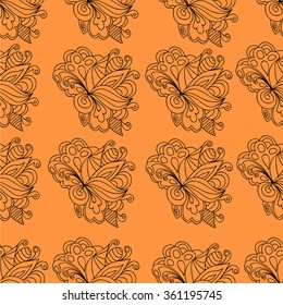 Seamless pattern can be used for wallpaper, pattern fills, web page background,surface textures. Beautiful green leafy background.