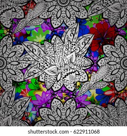 Seamless pattern can be used for wallpaper
