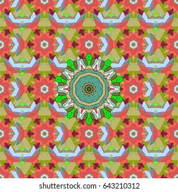 Seamless pattern can be used for wallpaper, web page background, surface textures. Seamless pattern with flowers. Vector ornate zentangle texture, endless pattern with abstract flowers.