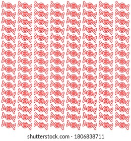 Seamless pattern of candy background template
