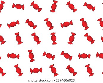 Seamless pattern candy.  vector background design